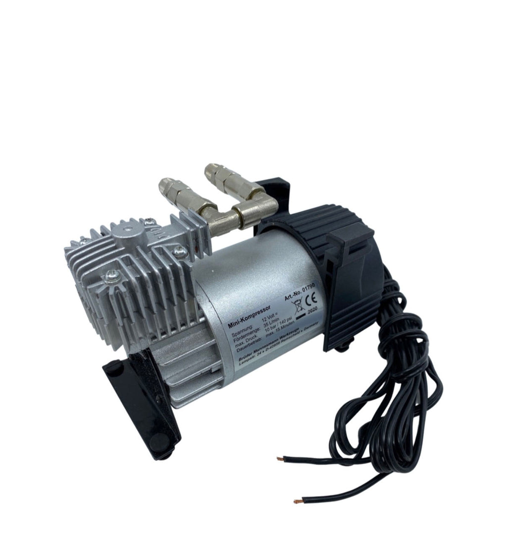 Mini Aluminium Kompressor 12V für Luftfederung und Reifen – Produktbild 4