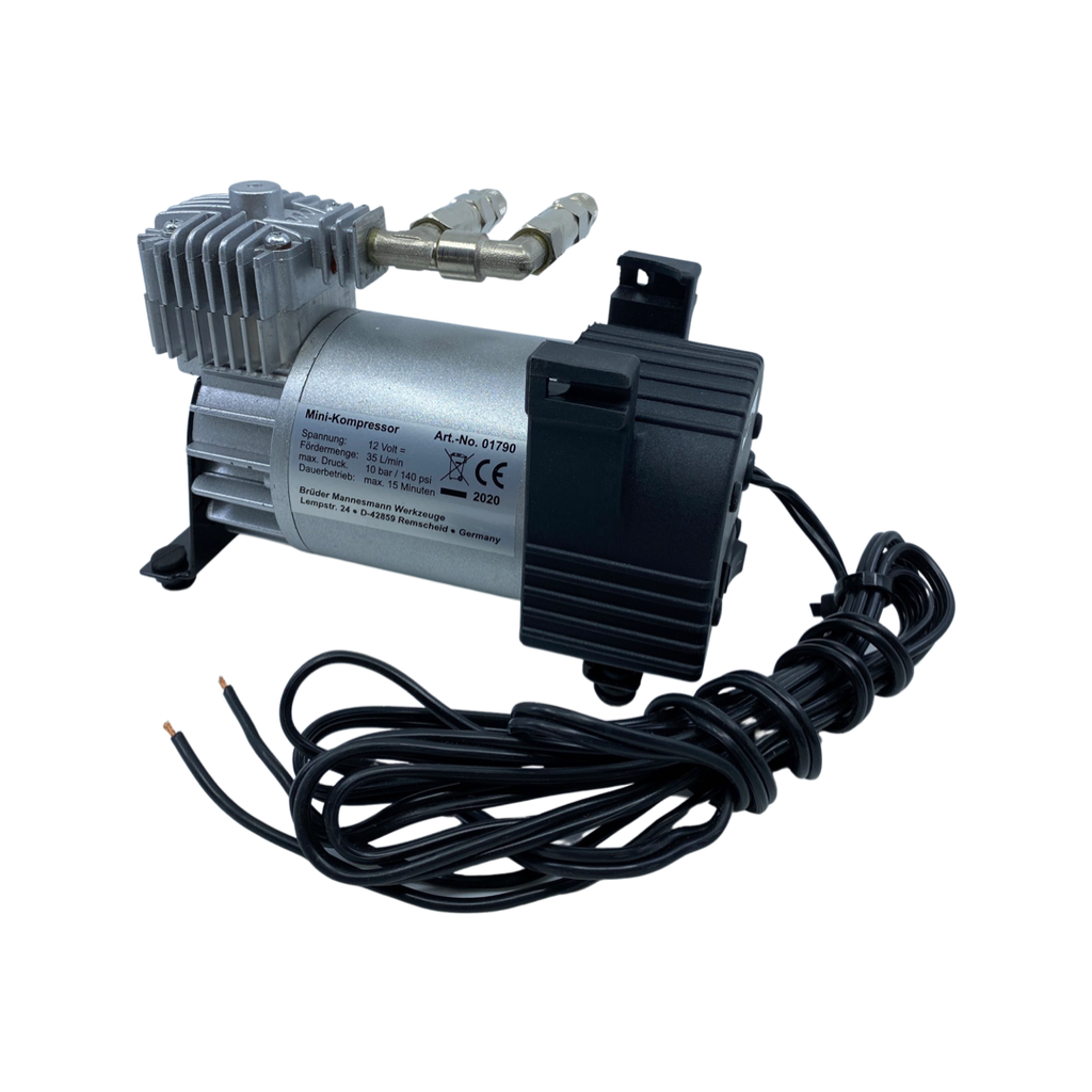 Mini Aluminium Kompressor 12V für Luftfederung und Reifen – Produktbild 3