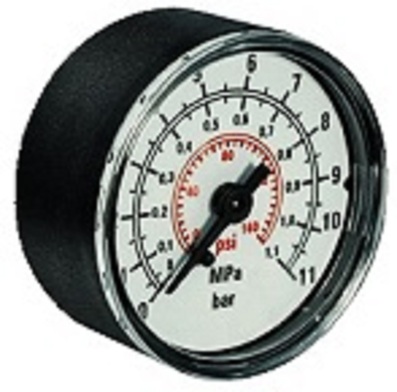 Manometer 40 mm 0–10 bar / 0–150 psi – Ersatzteil für Wohnmobil und Anhängerkupplung