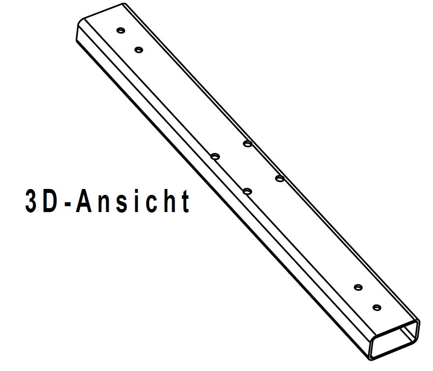 Mittelteil für AHK-Variabel – Ersatzteil für Wohnmobil und Anhängerkupplung